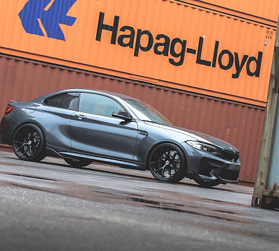 Фото дисков HRE P101 на BMW 2/M2 (F22/F87)
