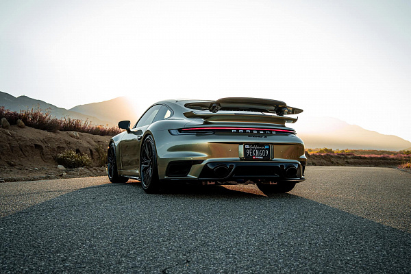 Фото дисков Brixton Forged FDE05 Сатиновая темная бронза на Porsche 911 VIII