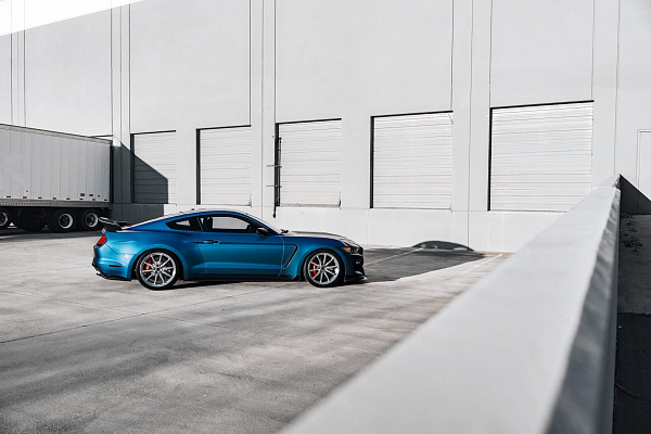 Фото дисков Brixton Forged R11-RS Глянцевый лак на Ford Mustang VI