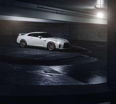 Фото дисков Vossen HF-3 на Nissan GT-R