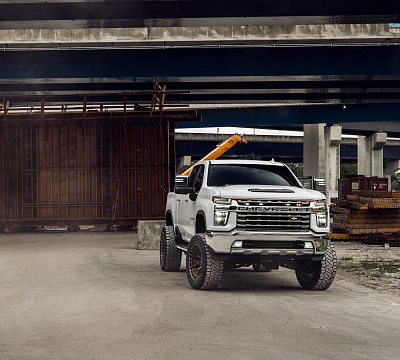 Фото дисков Vossen HFX-1 (8-Lug) на Chevrolet Silverado IV