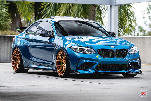 Фото дисков Vossen S21-01 Глянцевая медь на BMW 2/M2 (F22/F87)
