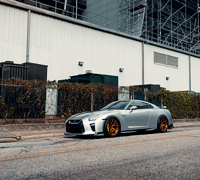Фото дисков Vossen S21-01 на Nissan GT-R