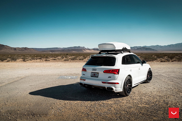 Фото дисков Vossen HF-3 Черный глянец на Audi Q5 (FY)
