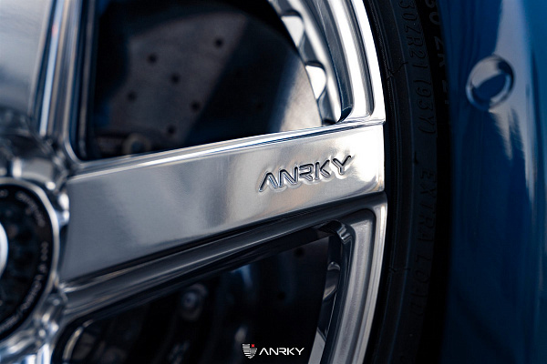 Фото дисков Anrky AN36-S Полированный лак на Porsche 911 VIII