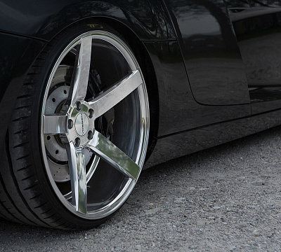 Фото дисков Vossen CV3 на Audi R8 (Typ 42)