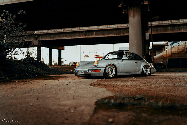 Фото дисков Brixton Forged BF01 Глянцевый тонированный лак на Porsche 911 III
