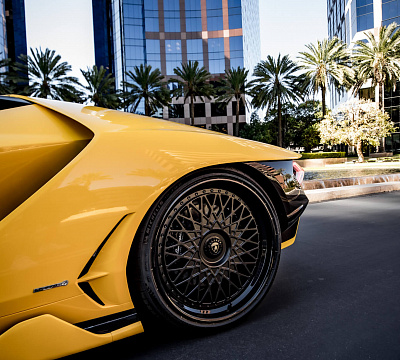 Фото дисков HRE 501 на Lamborghini Centenario