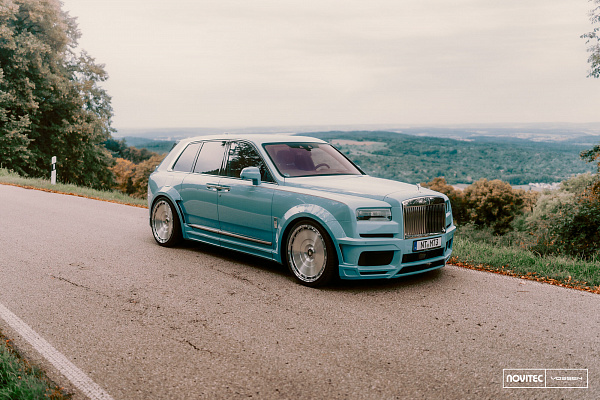 Фото дисков NOVITEC SP3 Глянцевый лак на Rolls-Royce Cullinan