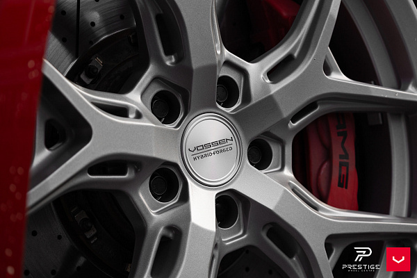 Фото дисков Vossen HF-5 Серебро на Mercedes-Benz AMG GT I
