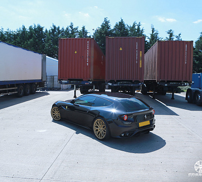 Фото дисков Vossen HF-2 на Ferrari GTC4Lusso
