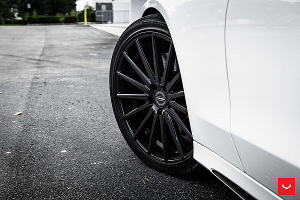 Фото дисков Vossen VFS-2 Черный глянец на Mercedes-Benz C-Class (W205)