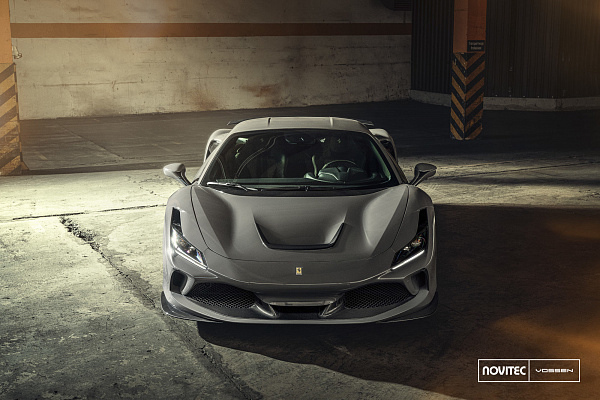 Фото дисков NOVITEC NF10 Сатиновая бронза на Ferrari F8