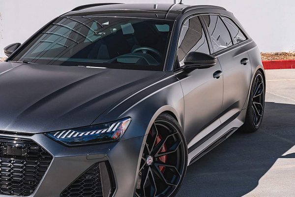 Фото дисков HRE P201 Черный сатин на Audi A/RS 6 (C8)