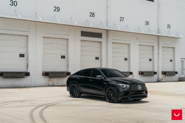 Фото дисков Vossen HF-7 Черный глянец на Mercedes-Benz GLE II