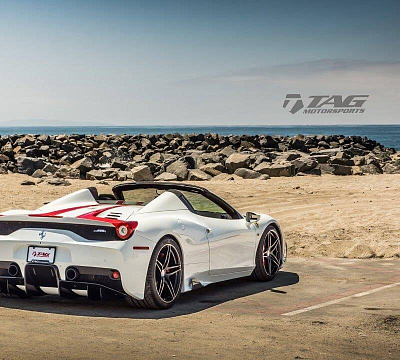Фото дисков HRE P107 на Ferrari 458