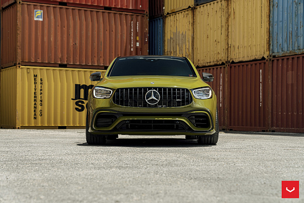 Фото дисков Vossen HF-5 Черный глянец на Mercedes-Benz GLC (X253, C253)