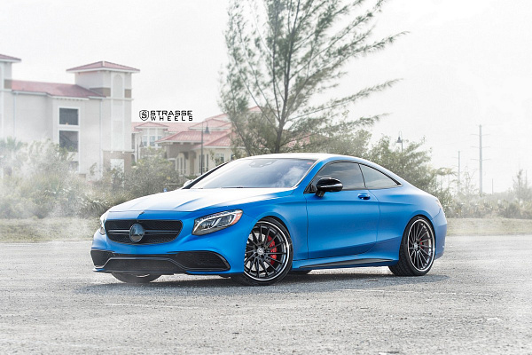 Фото дисков Strasse Wheels SV15T Deep Concave FS Другой цвет на Mercedes-Benz S-Class (W222, C217)