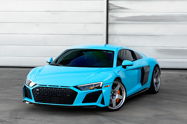 Фото дисков Brixton Forged TR04 Серебро на Audi R8 (4S)