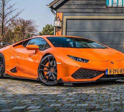 Фото дисков Strasse Wheels SV1 Deep Concave Monoblock на Lamborghini Huracan