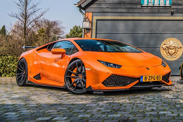Фото дисков Strasse Wheels SV1 Deep Concave Monoblock Другой цвет на Lamborghini Huracan