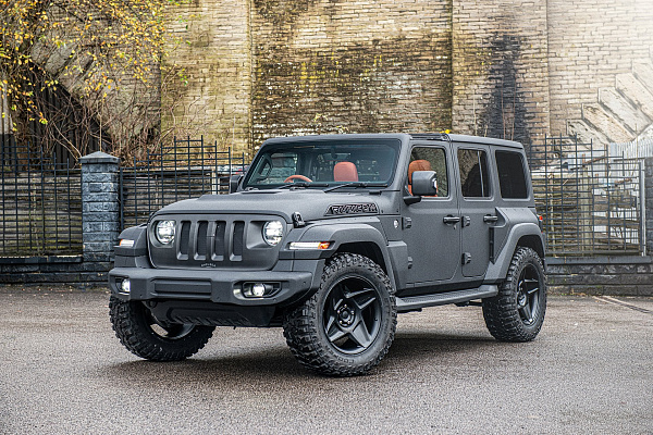 Фото дисков Kahn Mondial Heavy Duty RS Черный матовый на Jeep Wrangler IV (JL)