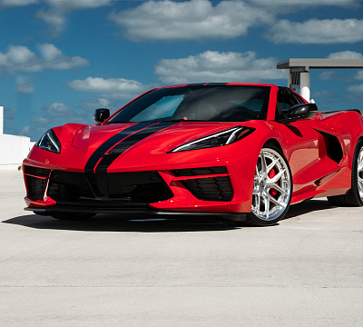 Фото дисков HRE S101SC на Chevrolet Corvette C8