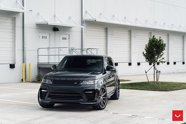 Фото дисков Vossen HF-3 Алмазная проточка на Range Rover Sport II