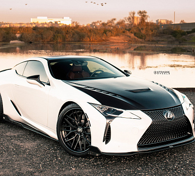 Фото дисков Strasse Wheels SV10M Deep Concave FS на Lexus LC 500