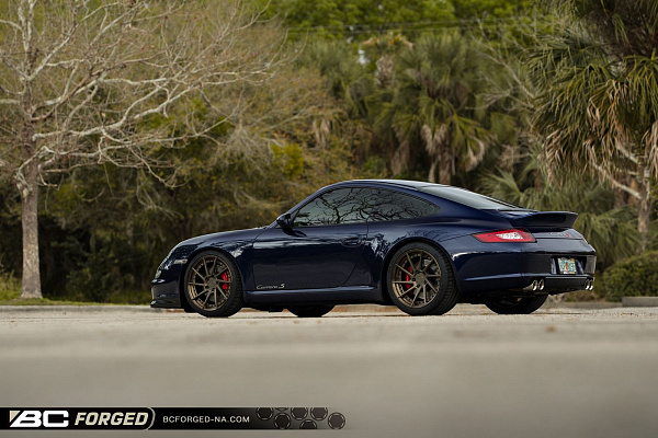 Фото дисков BC Forged HCA210 Сатиновая бронза на Porsche 911 VI