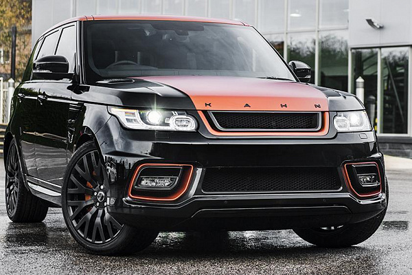 Фото дисков Kahn Kahn RS Черный сатин на Land Rover Range Rover Sport II