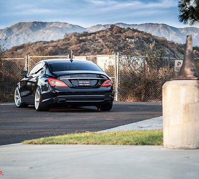 Фото дисков Vossen CV3 на Mercedes-Benz CLS (C218)