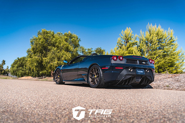 Фото дисков HRE R101 Lightweight Сатиновая бронза на Ferrari F430