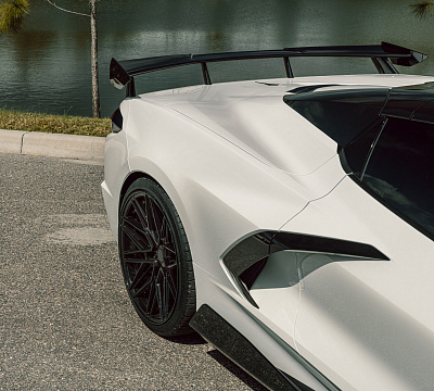 Фото дисков Vossen HF-7 на Chevrolet Corvette C8