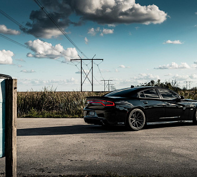 Фото дисков Vossen HF-3 на Dodge Charger VII