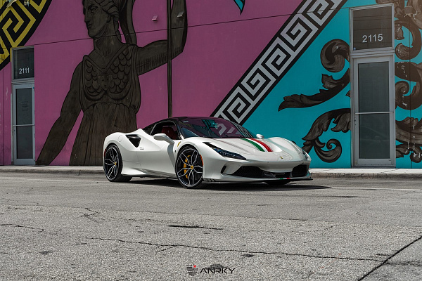 Фото дисков Anrky AN11 Алмазная проточка на Ferrari F8