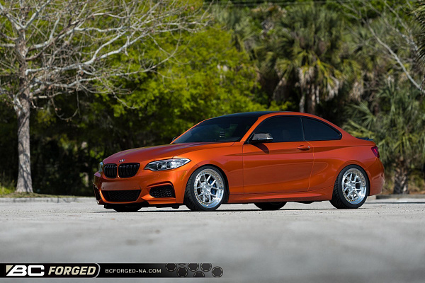 Фото дисков BC Forged LE52 // MLE52 Глянцевый лак на BMW 2/M2 (F22/F87)
