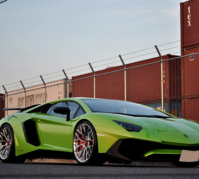 Фото дисков Anrky AN10 на Lamborghini Aventador