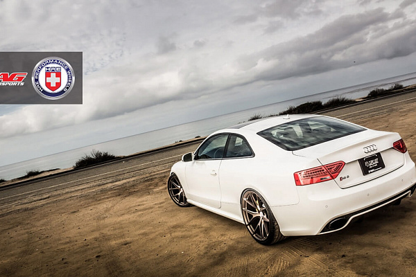Фото дисков HRE P101 Сатиновая бронза на Audi A/S/RS 5 (8T)