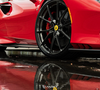 Фото дисков Anrky AN12 на Ferrari F8