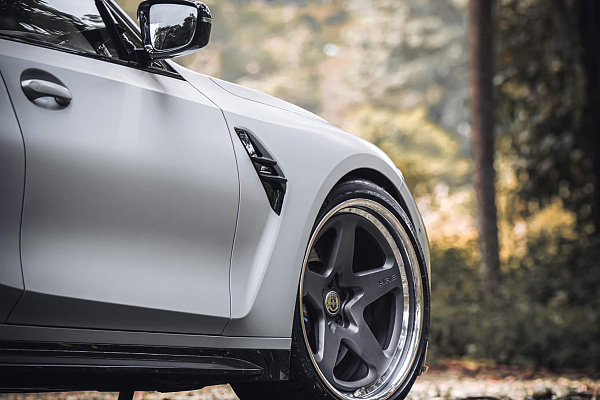Фото дисков HRE 527 Сатиновый графит на BMW 3/M3 (G2x/G80)