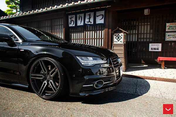 Фото дисков Vossen HF-1 Алмазная проточка на Audi A/RS 7 (4G)