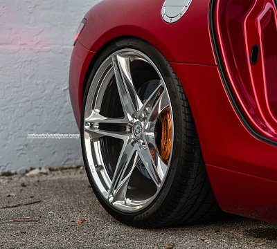Фото дисков HRE P207 на Mercedes-Benz SLS AMG