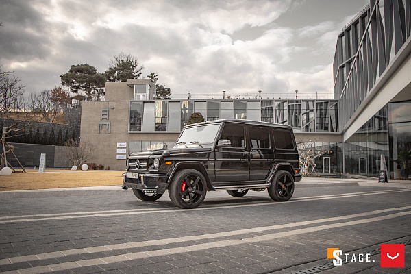 Фото дисков Vossen CV3 Черный сатин на Mercedes-Benz G-Class II