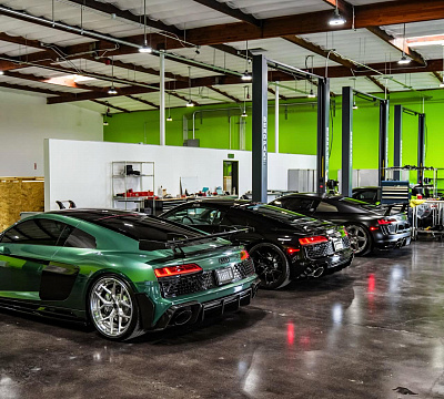 Фото дисков Brixton Forged PF7 на Audi R8 (4S)