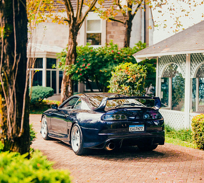 Фото дисков HRE 527 на Toyota Supra A80