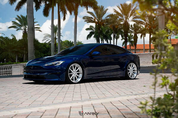 Фото дисков Anrky AN28 Глянцевый лак на Tesla Model S