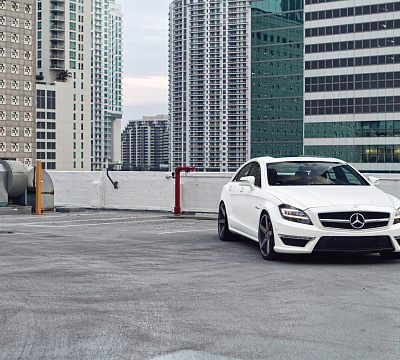 Фото дисков Vossen CV3 на Mercedes-Benz CLS (C218)