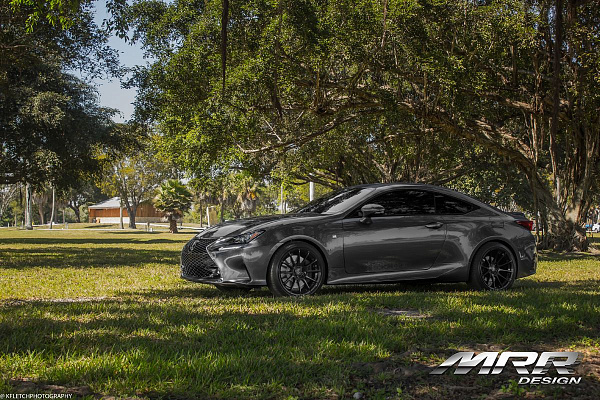 Фото дисков MRR GF6 Черный глянец на Lexus RC