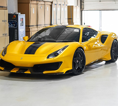 Фото дисков HRE 505 на Ferrari 488